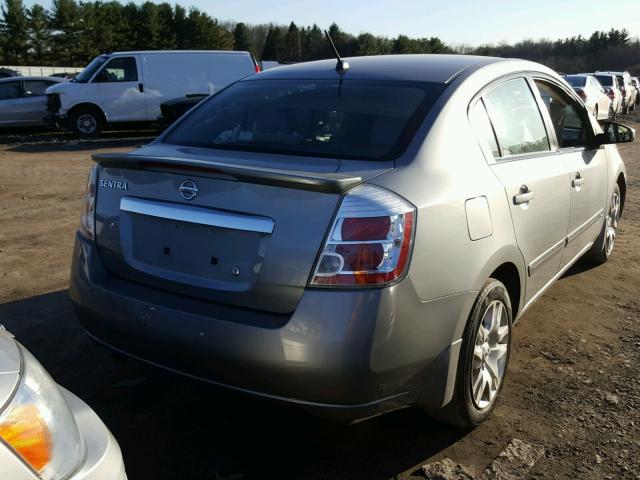 3N1AB6AP4CL648450 - 2012 NISSAN SENTRA 2.0 GRAY photo 4