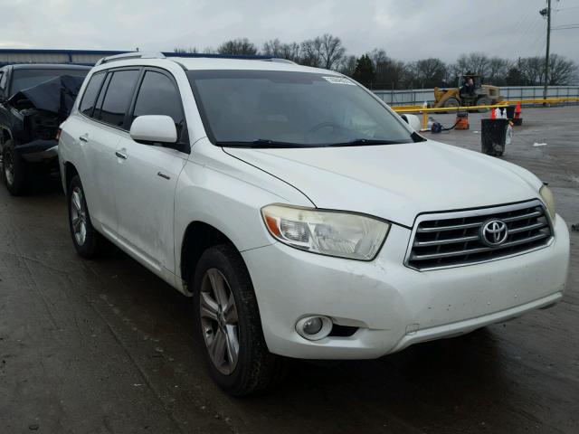 JTEDS42A882002714 - 2008 TOYOTA HIGHLANDER WHITE photo 1