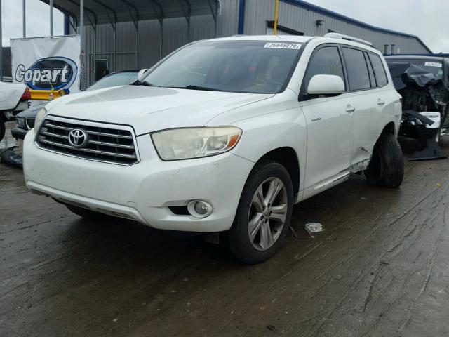 JTEDS42A882002714 - 2008 TOYOTA HIGHLANDER WHITE photo 2