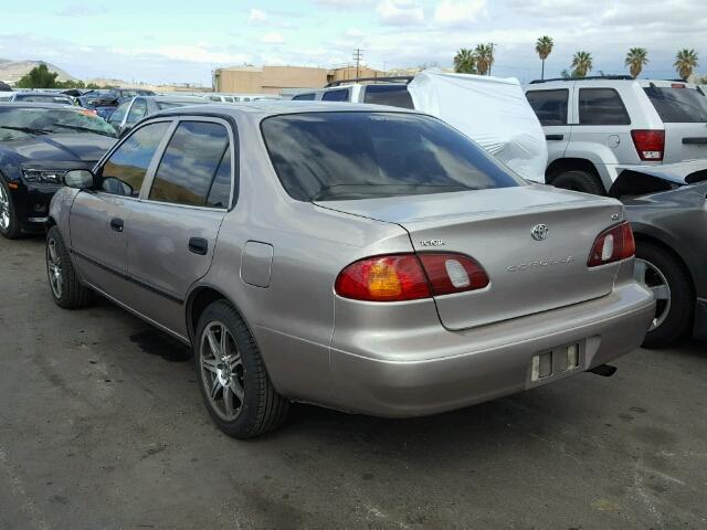 1NXBR12E8YZ394313 - 2000 TOYOTA COROLLA VE BEIGE photo 3