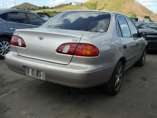 1NXBR12E8YZ394313 - 2000 TOYOTA COROLLA VE BEIGE photo 4