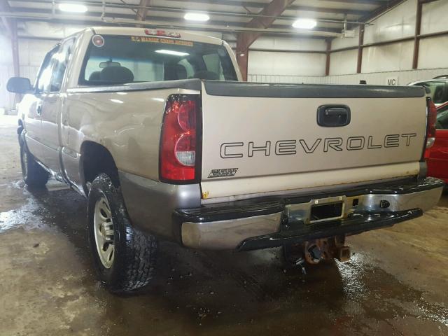 2GCEK19B551173776 - 2005 CHEVROLET SILVERADO TAN photo 3