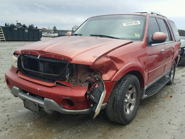 5LMEU27A7YLJ21289 - 2000 LINCOLN NAVIGATOR 红色 照片 2