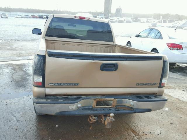 2GCEC19T311240956 - 2001 CHEVROLET SILVERADO GOLD photo 9