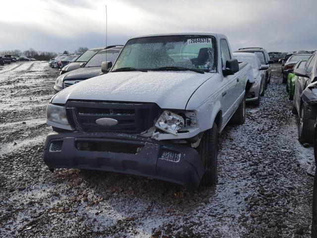 1FTYR10D37PA97410 - 2007 FORD RANGER WHITE photo 2