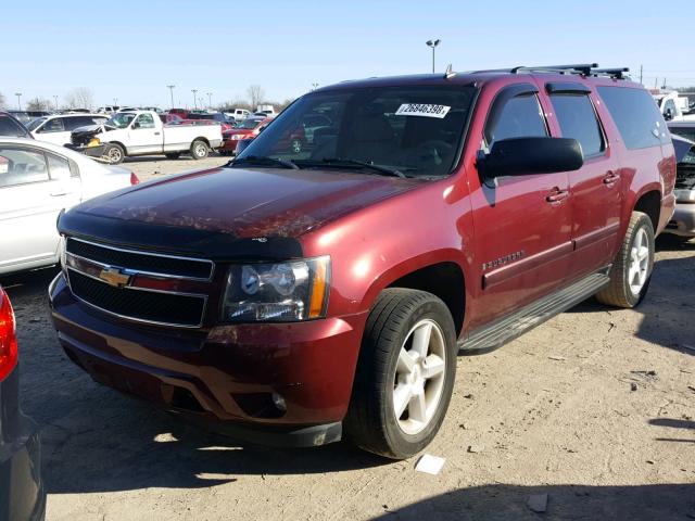 3GNFK16328G197098 - 2008 CHEVROLET SUBURBAN K BURGUNDY photo 2