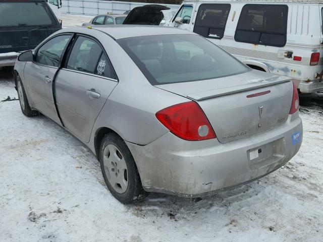 1G2ZF55B764151095 - 2006 PONTIAC G6 SE SILVER photo 3