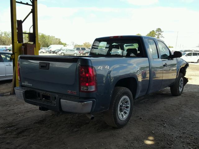 1GTR2TE76DZ146008 - 2013 GMC SIERRA K15 BLUE photo 4