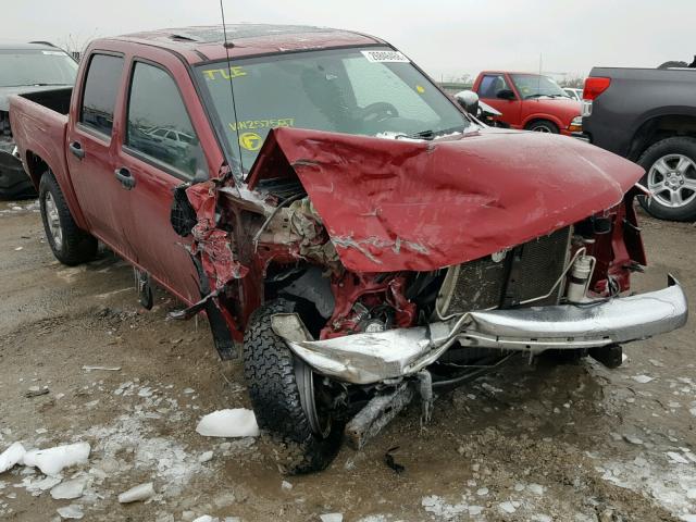 1GTDT136268257587 - 2006 GMC CANYON RED photo 1