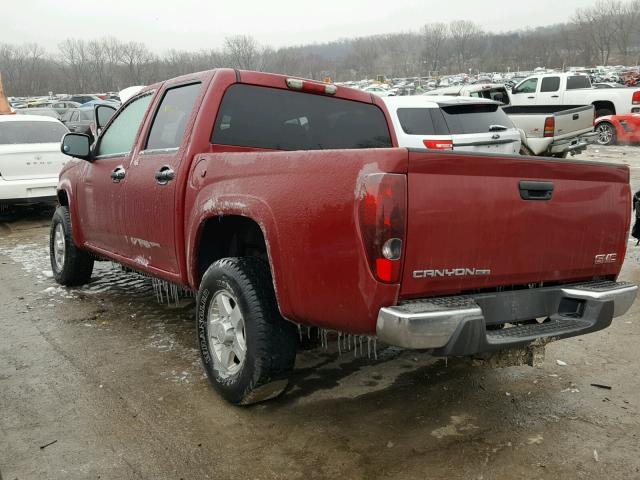 1GTDT136268257587 - 2006 GMC CANYON RED photo 3