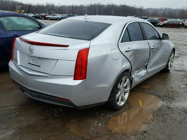 1G6AB5RAXD0137429 - 2013 CADILLAC ATS LUXURY SILVER photo 4