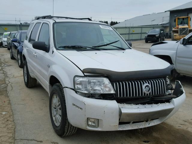 4M2YU56105DJ14529 - 2005 MERCURY MARINER WHITE photo 1