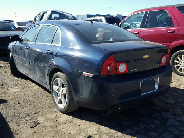 1G1ZG57BX9F138252 - 2009 CHEVROLET MALIBU LS ლურჯი ფოტო 3