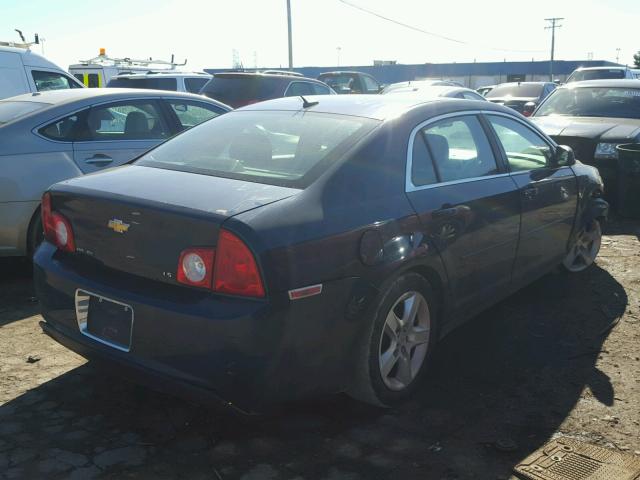 1G1ZG57BX9F138252 - 2009 CHEVROLET MALIBU LS ლურჯი ფოტო 4