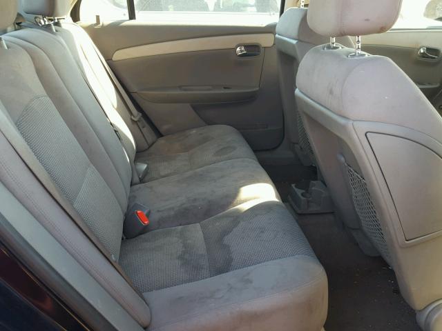 1G1ZG57BX9F138252 - 2009 CHEVROLET MALIBU LS ლურჯი ფოტო 6