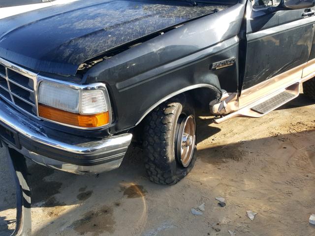 1FMEU15N0SLA61382 - 1995 FORD BRONCO U10 BLACK photo 9