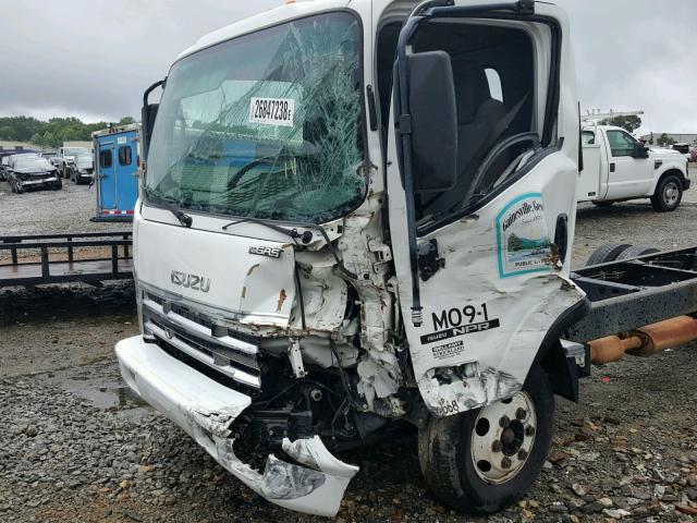 4KLB4B1U88J802120 - 2008 ISUZU NPR WHITE photo 10