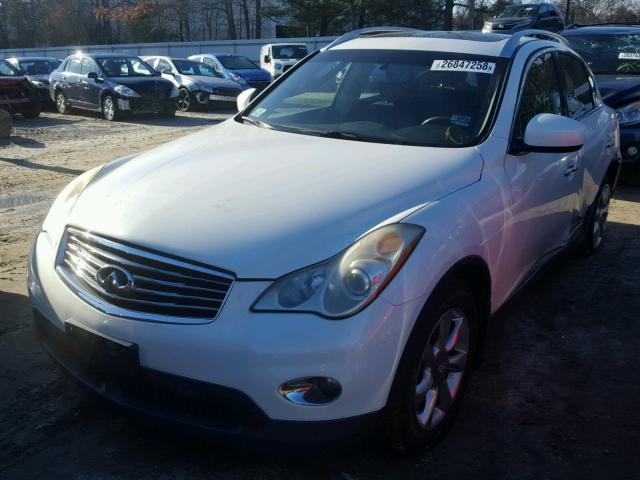 JNKAJ09F98M355910 - 2008 INFINITI EX35 BASE WHITE photo 2