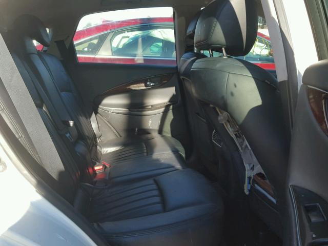 JNKAJ09F98M355910 - 2008 INFINITI EX35 BASE WHITE photo 6