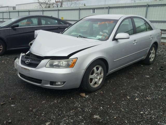 5NPEU46F06H044735 - 2006 HYUNDAI SONATA GLS SILVER photo 2