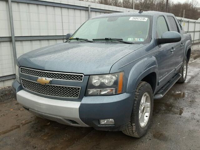 3GNFK22039G167238 - 2009 CHEVROLET AVALANCHE BLUE photo 2