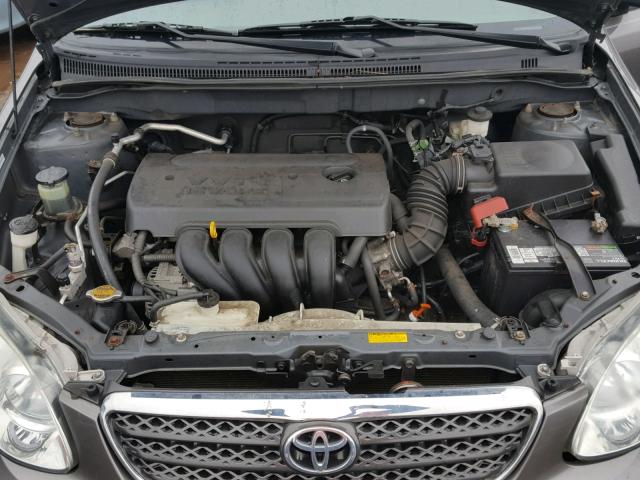 1NXBR32E25Z501167 - 2005 TOYOTA COROLLA CE GRAY photo 7