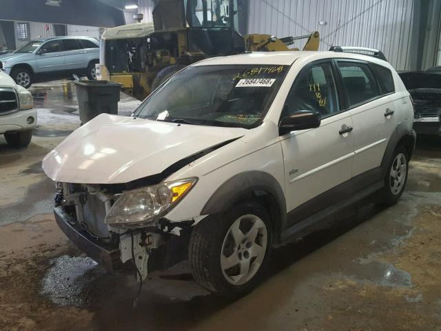 5Y2SL65827Z410967 - 2007 PONTIAC VIBE WHITE photo 2