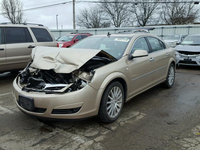 1G8ZV57787F187515 - 2007 SATURN AURA XR BEIGE photo 2