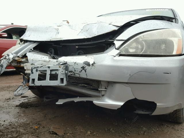 1HGCM56475A157908 - 2005 HONDA ACCORD LX SILVER photo 9