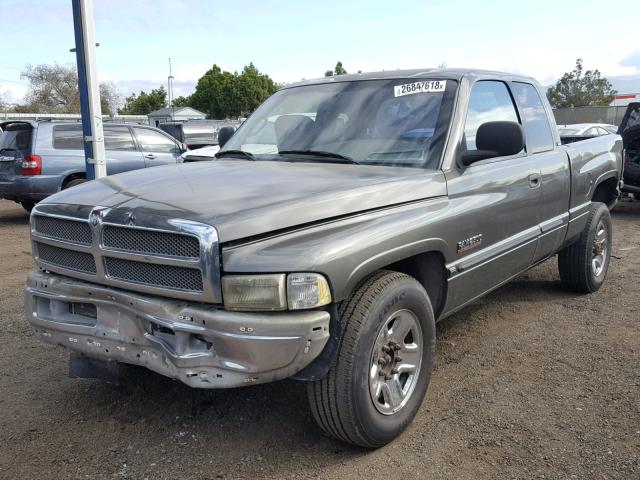 3B7KC23691G804421 - 2001 DODGE RAM 2500 GRAY photo 2