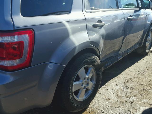 1FMCU93148KD30763 - 2008 FORD ESCAPE XLT GRAY photo 9