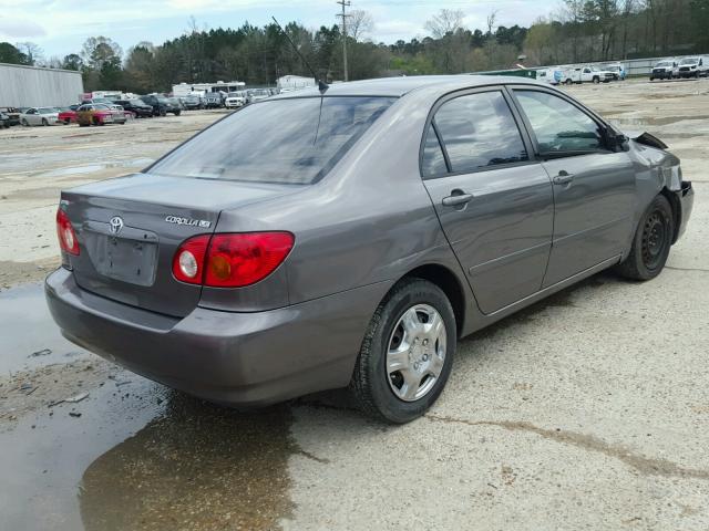 1NXBR32E04Z214862 - 2004 TOYOTA COROLLA CE GRAY photo 4