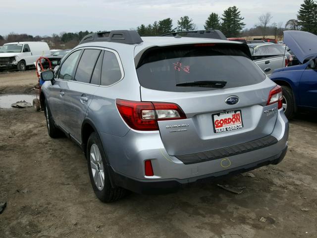 4S4BSAFC8F3281512 - 2015 SUBARU OUTBACK 2. SILVER photo 3