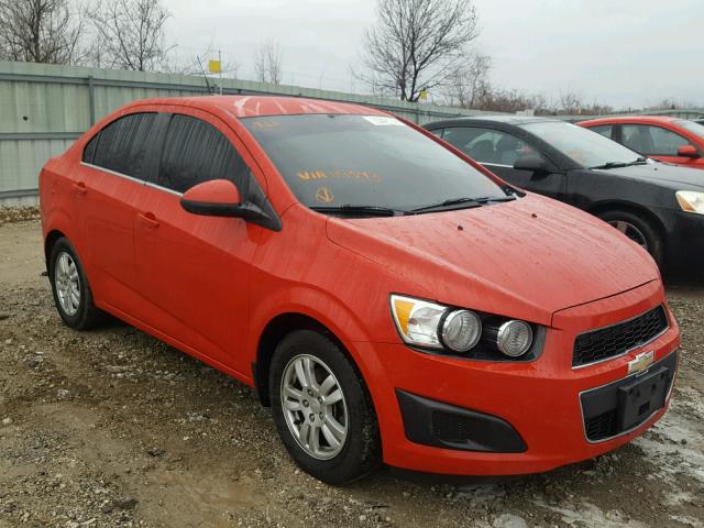 1G1JC5SB8D4119543 - 2013 CHEVROLET SONIC LT RED photo 1