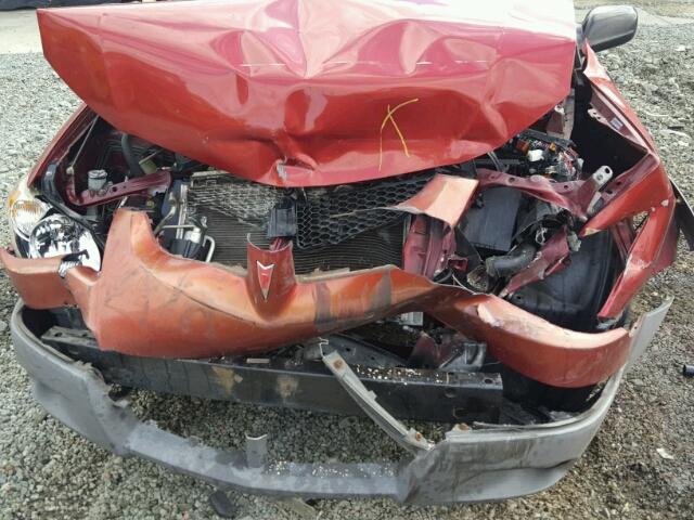 5Y2SN62L93Z430582 - 2003 PONTIAC VIBE GT RED photo 7