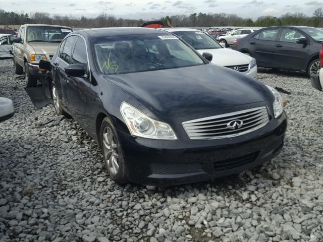 JNKCV61EX9M012107 - 2009 INFINITI G37 BASE BLACK photo 1