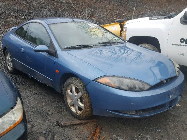 1ZWFT61L3Y5640949 - 2000 MERCURY COUGAR V6 BLUE photo 1