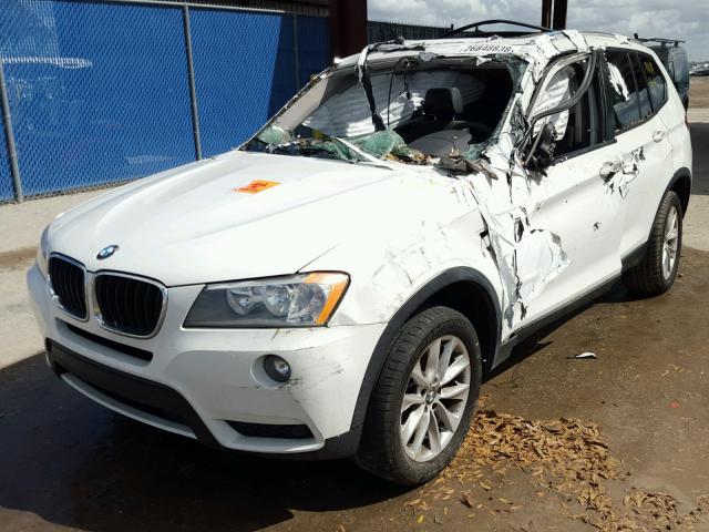 5UXWX9C53D0A08957 - 2013 BMW X3 XDRIVE2 WHITE photo 2