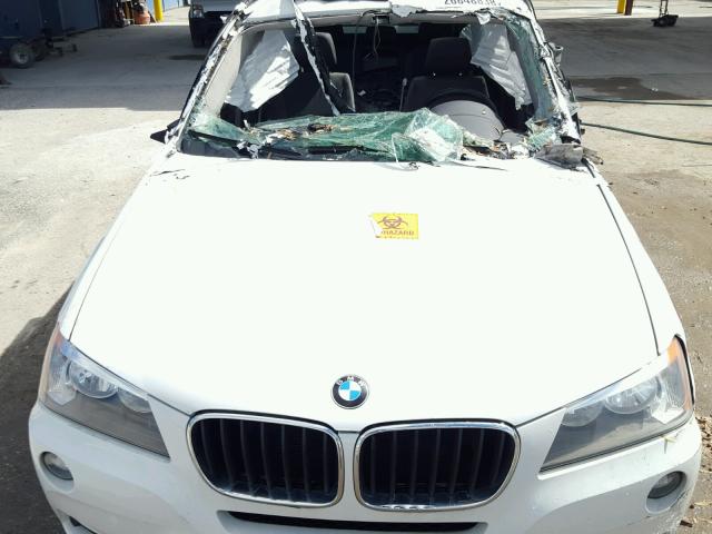 5UXWX9C53D0A08957 - 2013 BMW X3 XDRIVE2 WHITE photo 9