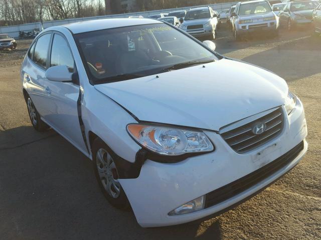 KMHDU4AD8AU064680 - 2010 HYUNDAI ELANTRA BL WHITE photo 1