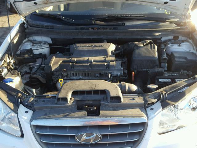 KMHDU4AD8AU064680 - 2010 HYUNDAI ELANTRA BL WHITE photo 7