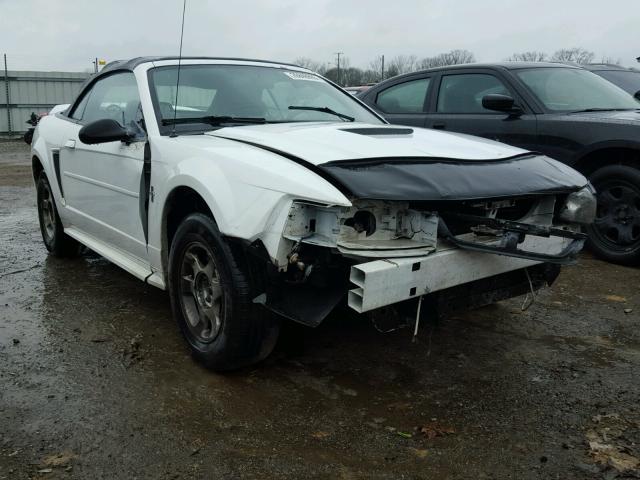 1FAFP4446YF210689 - 2000 FORD MUSTANG WHITE photo 1