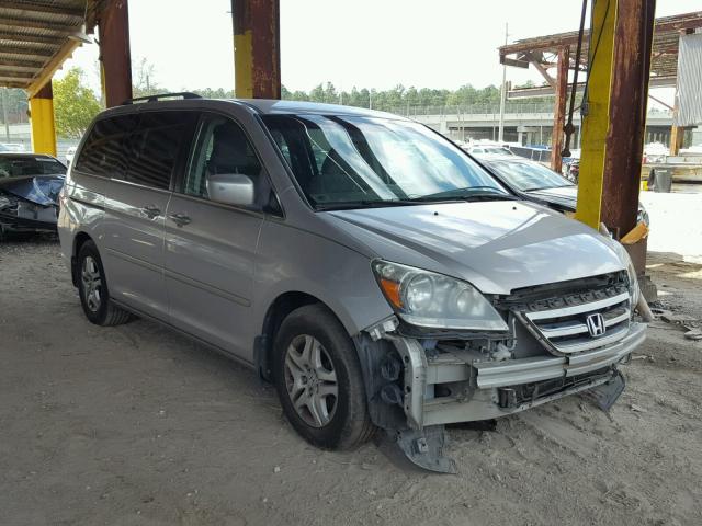 5FNRL38477B084742 - 2007 HONDA ODYSSEY EX SILVER photo 1