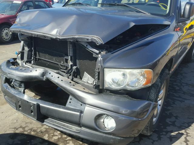 1D3HA18N83J672920 - 2003 DODGE RAM 1500 S GRAY photo 9