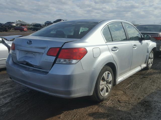 4S3BMCA68D3024665 - 2013 SUBARU LEGACY 2.5 SILVER photo 4