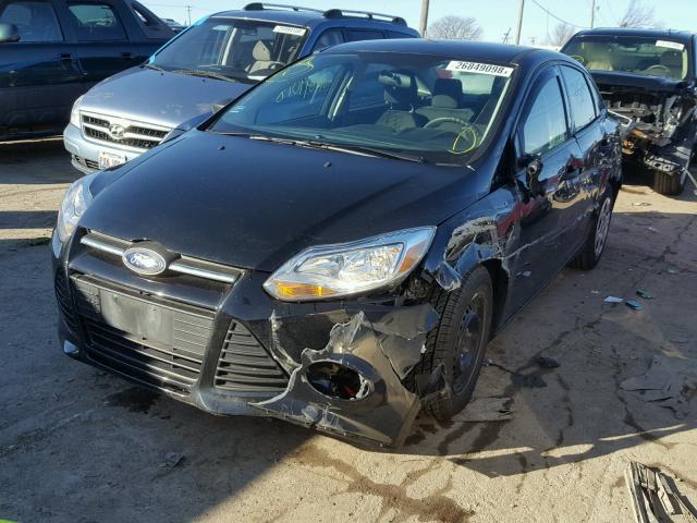 1FADP3E24EL448827 - 2014 FORD FOCUS S BLACK photo 2