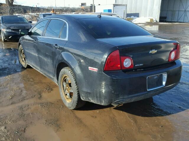 1G1ZG57B794217289 - 2009 CHEVROLET MALIBU LS შავი ფოტო 3