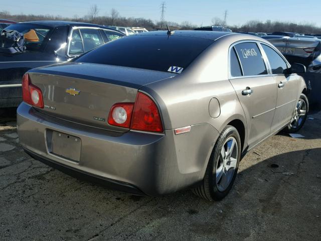 1G1ZA5EU7BF172225 - 2011 CHEVROLET MALIBU LS ყავისფერი ფოტო 4