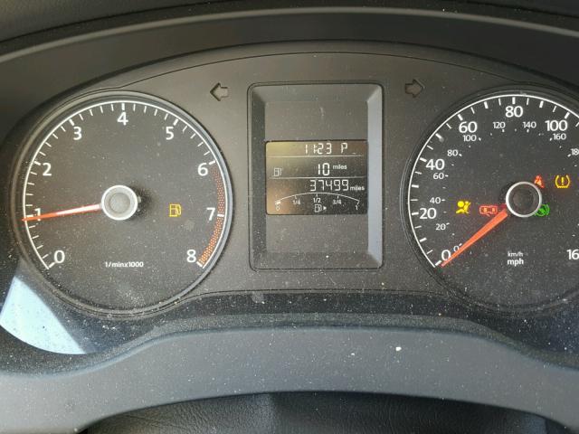 3VW2K7AJ7EM318086 - 2014 VOLKSWAGEN JETTA BASE ვერცხლისფერი ფოტო 8