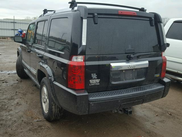 1J8HH58P27C547931 - 2007 JEEP COMMANDER შავი ფოტო 3